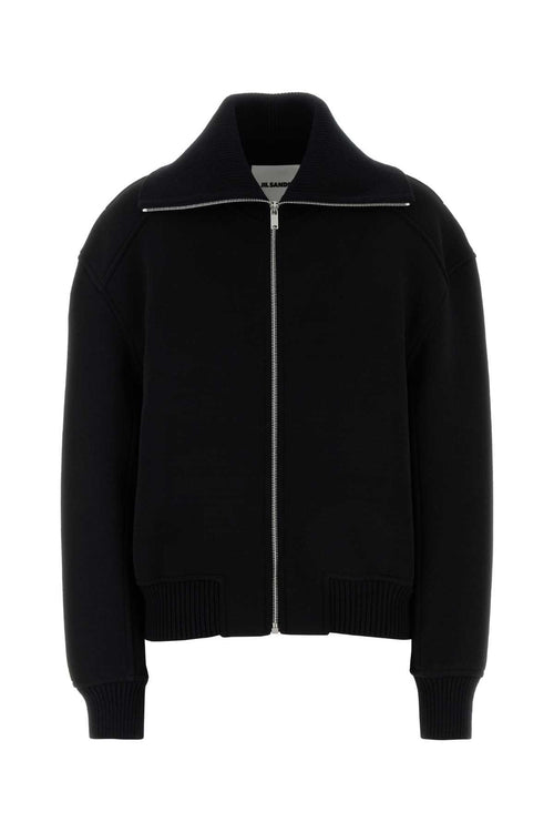 JIL SANDER BOMBER For Women Tessuto Primario: 67% Lana Vergine 33% Poliammide - Fodera: 100% Viscosa - Applicazione: 100% Lana Vergine