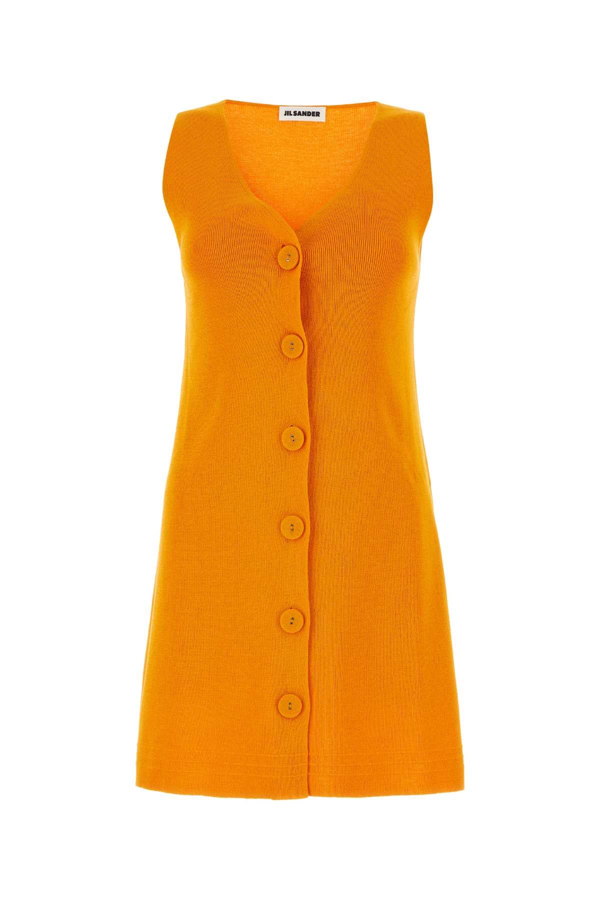 JIL SANDER ABITO For Women Exterior: 93% Cotton 7% Nylon