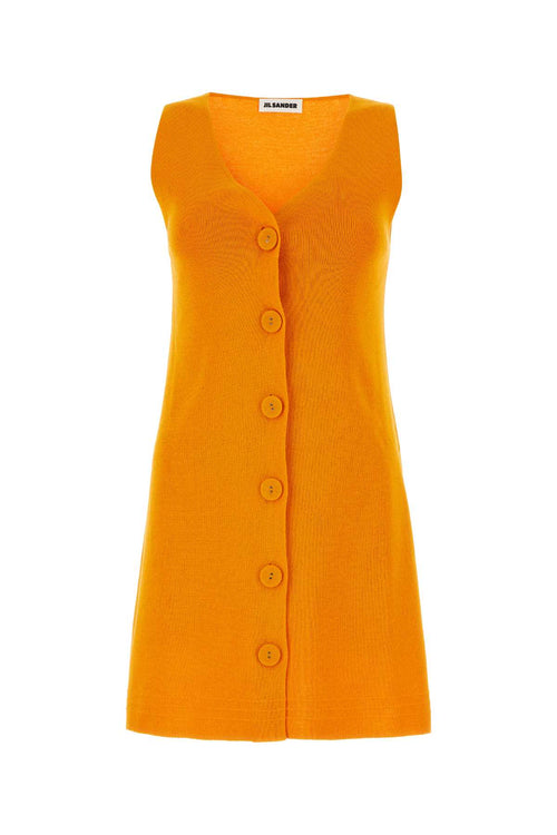 JIL SANDER ABITO For Women Exterior: 93% Cotton 7% Nylon