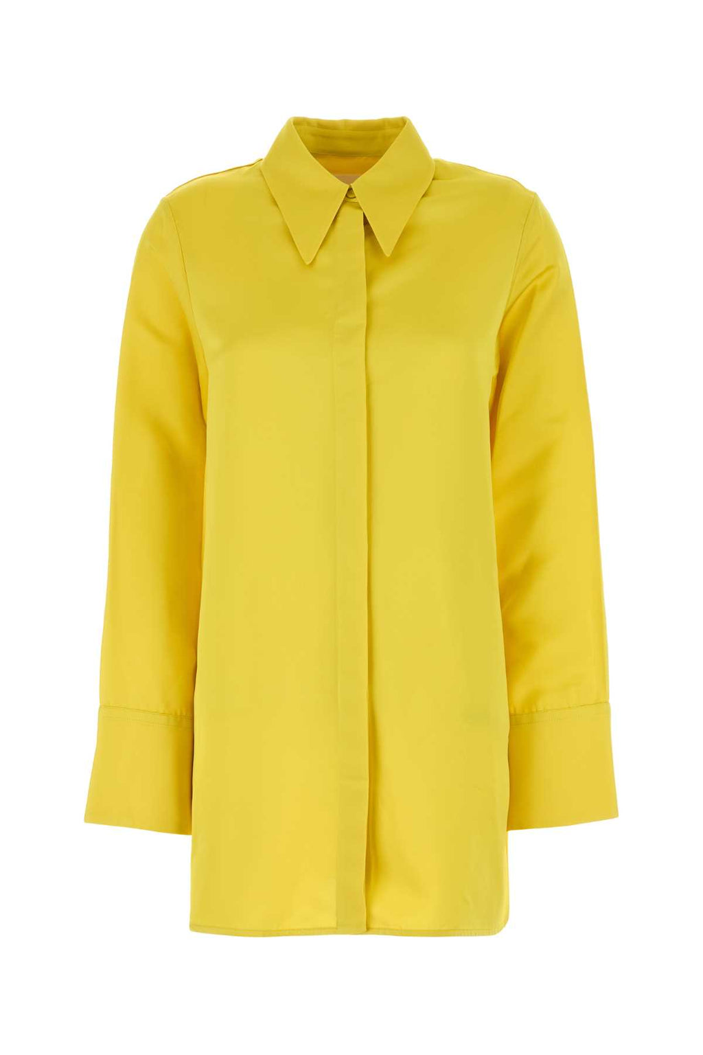 JIL SANDER SHIRT 85 For Women Exterior: 56% Cupro 44% Viscose