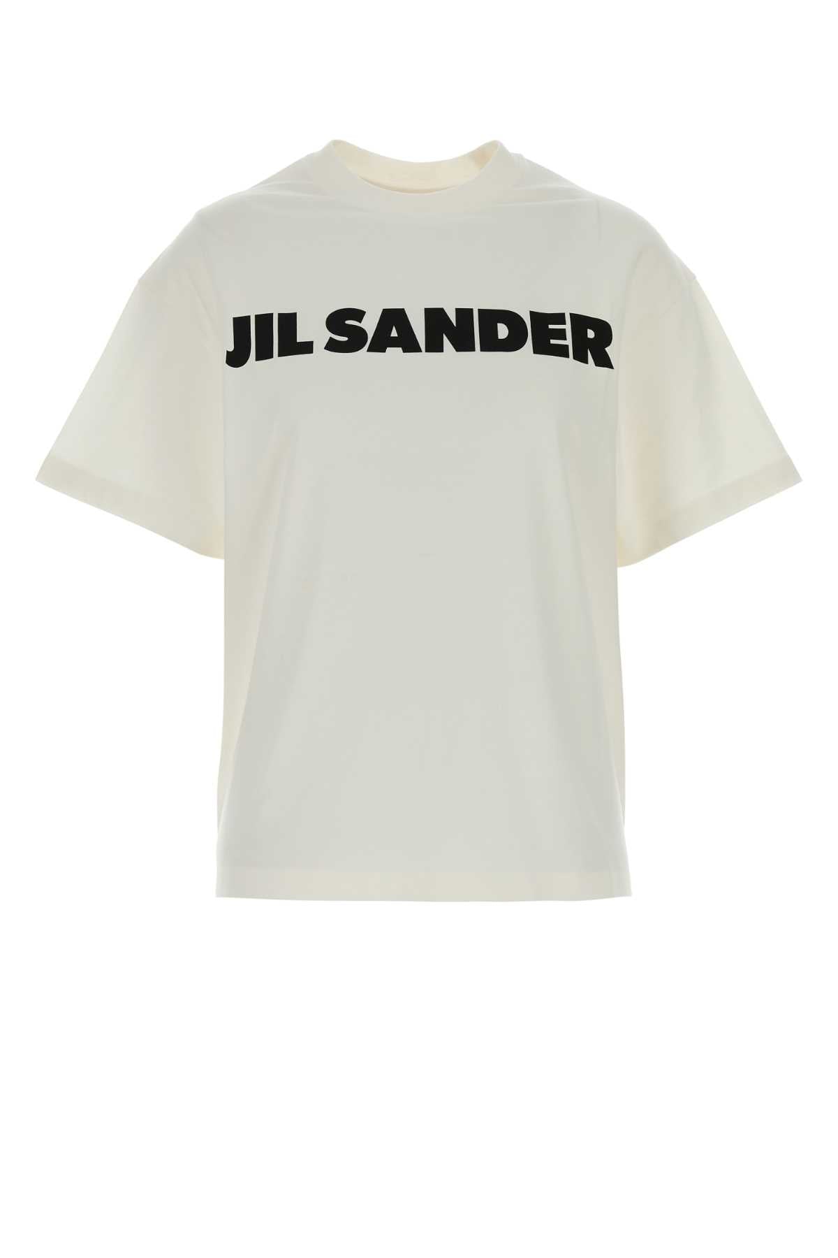 JIL SANDER T-SHIRT CN SS For Women Exterior: 100% Cotton