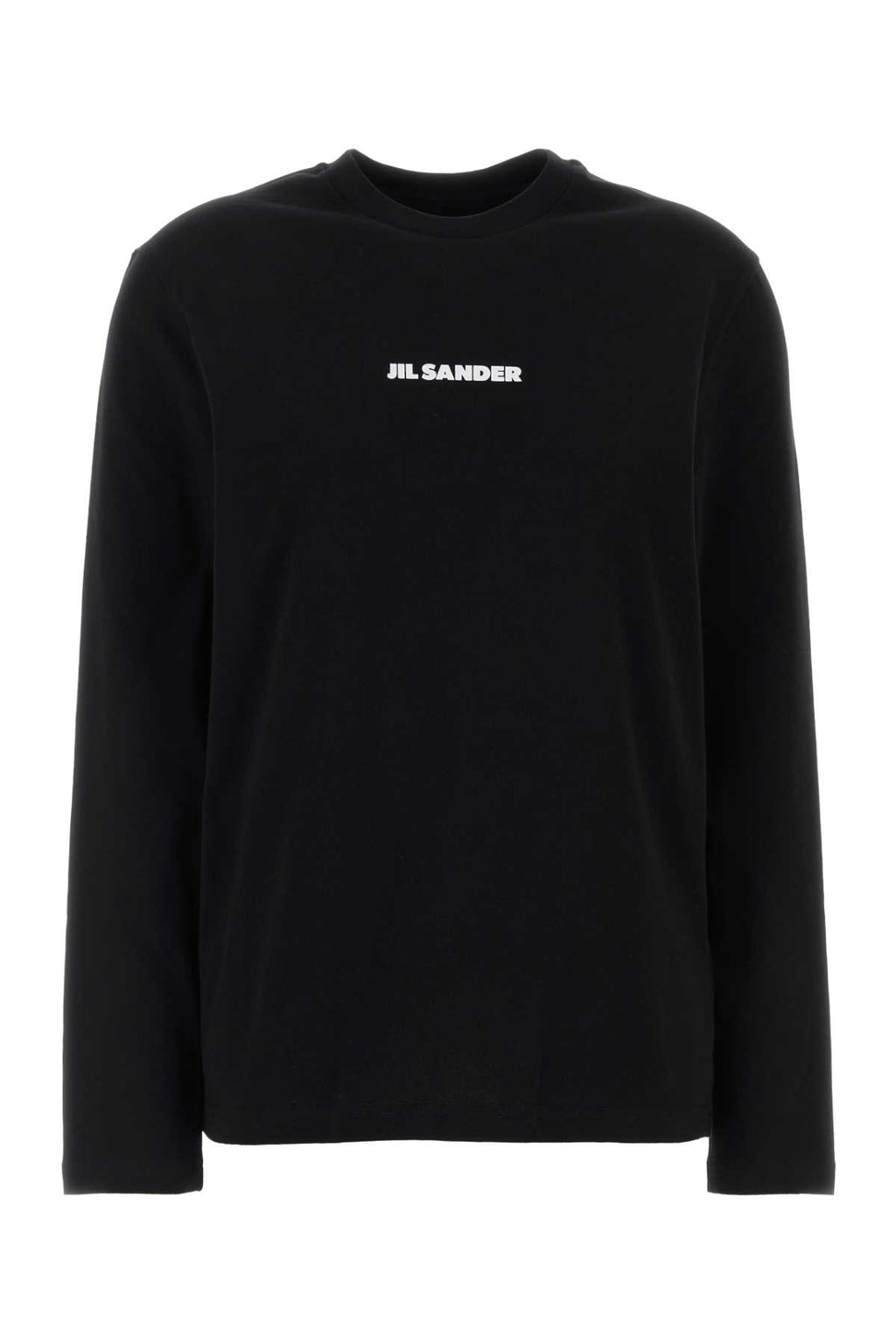 JIL SANDER LOGO T-SHIRT CN LS For Women Exterior: 100% Cotton