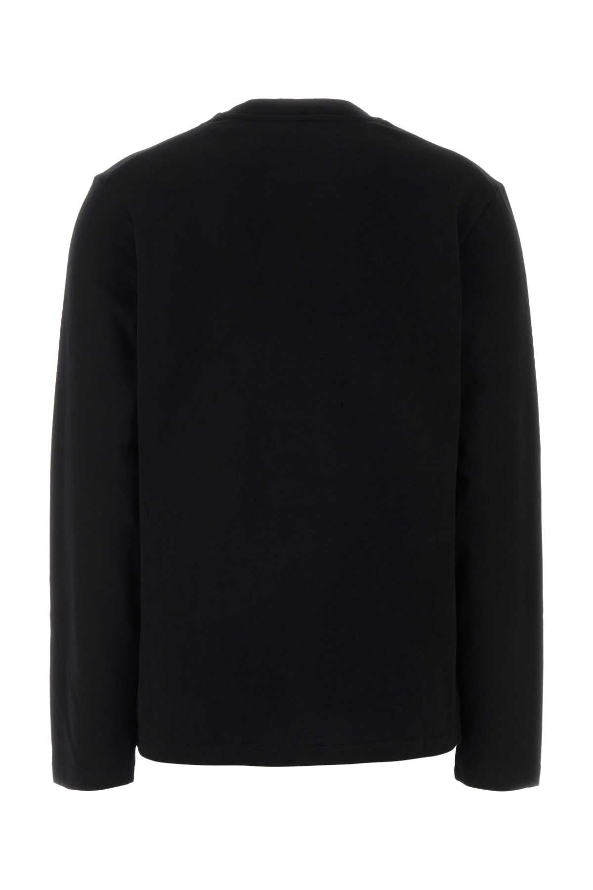 JIL SANDER LOGO T-SHIRT CN LS For Women Exterior: 100% Cotton