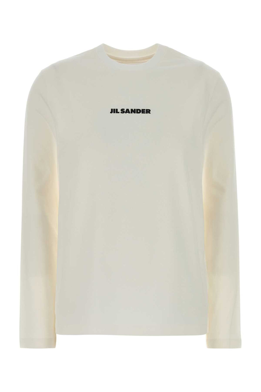 JIL SANDER LOGO T-SHIRT CN LS For Women Exterior: 100% Cotton