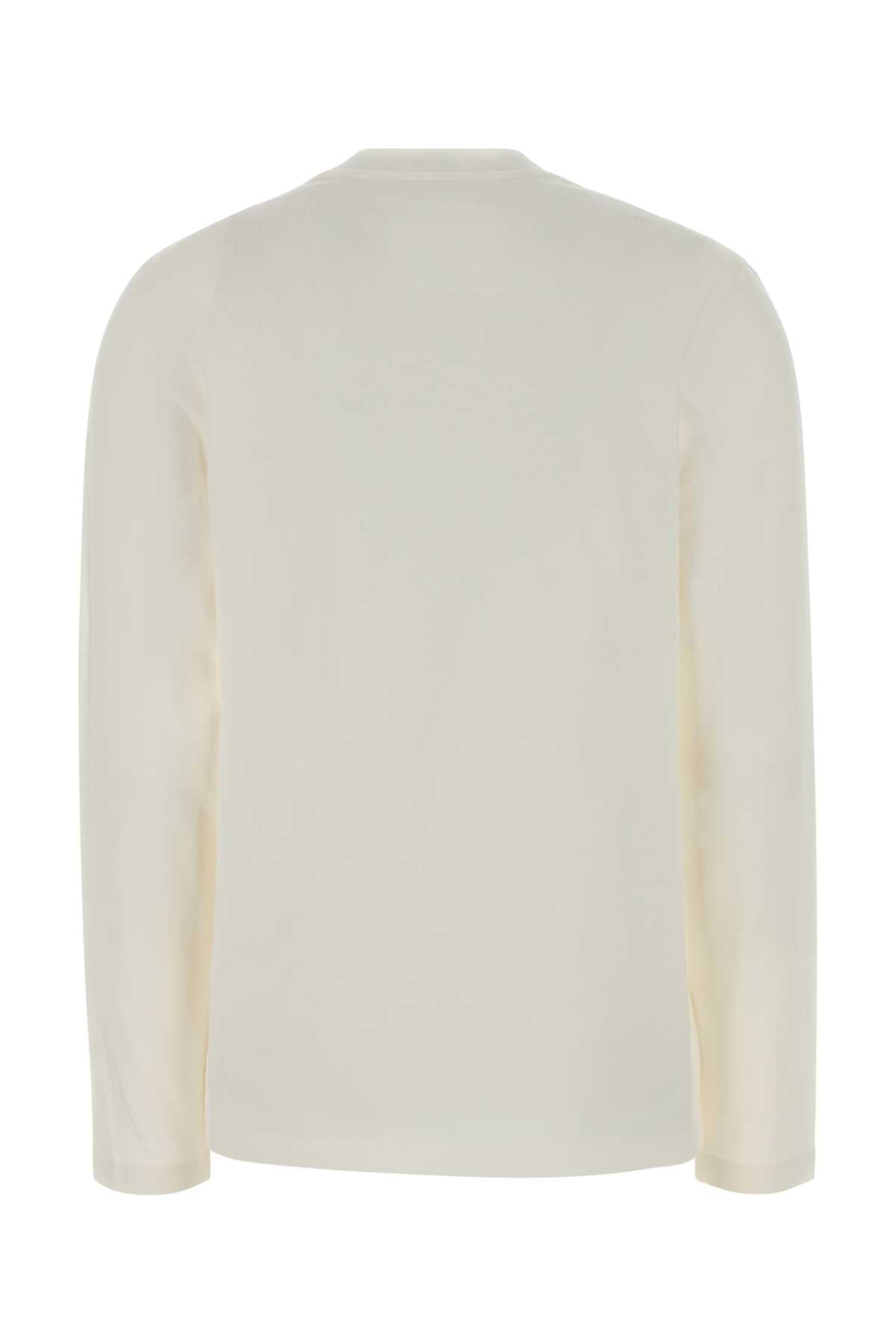 JIL SANDER LOGO T-SHIRT CN LS For Women Exterior: 100% Cotton