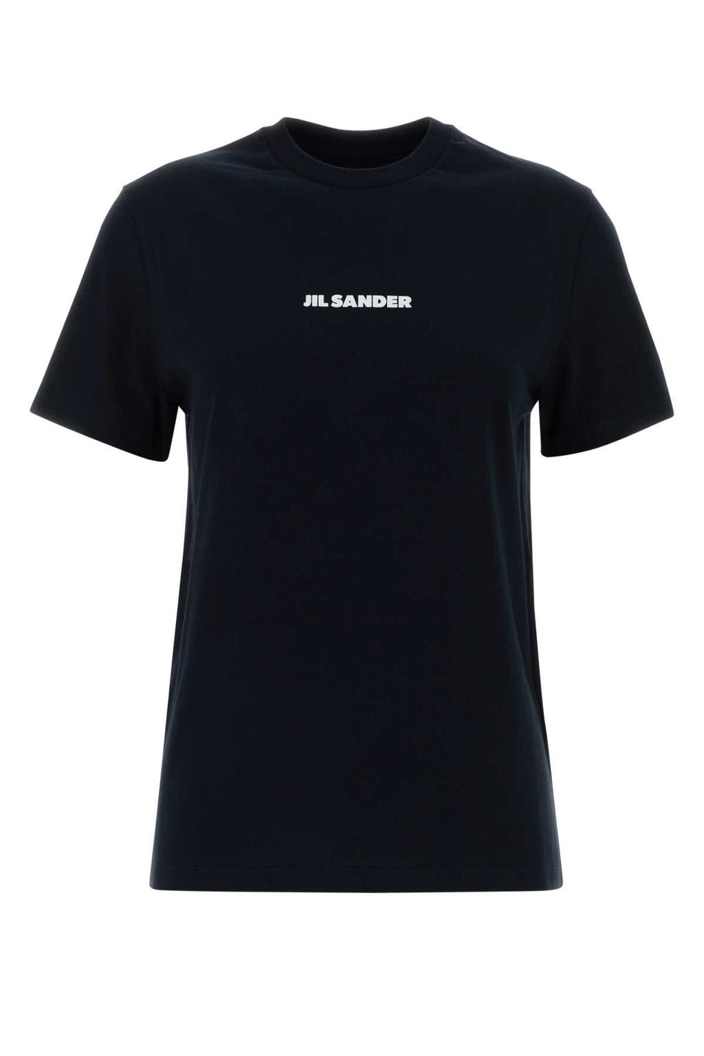 JIL SANDER LOGO T-SHIRT CN SS For Women Exterior: 100% Cotton