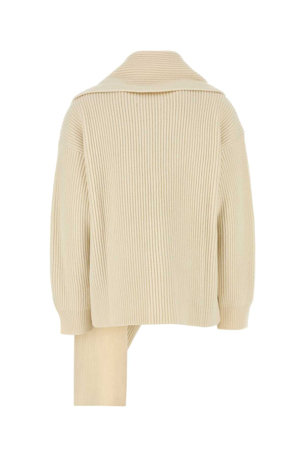JIL SANDER LS JUMPER W/ DRAPED SCARF NECK For Women Tessuto Primario: 100% Lana