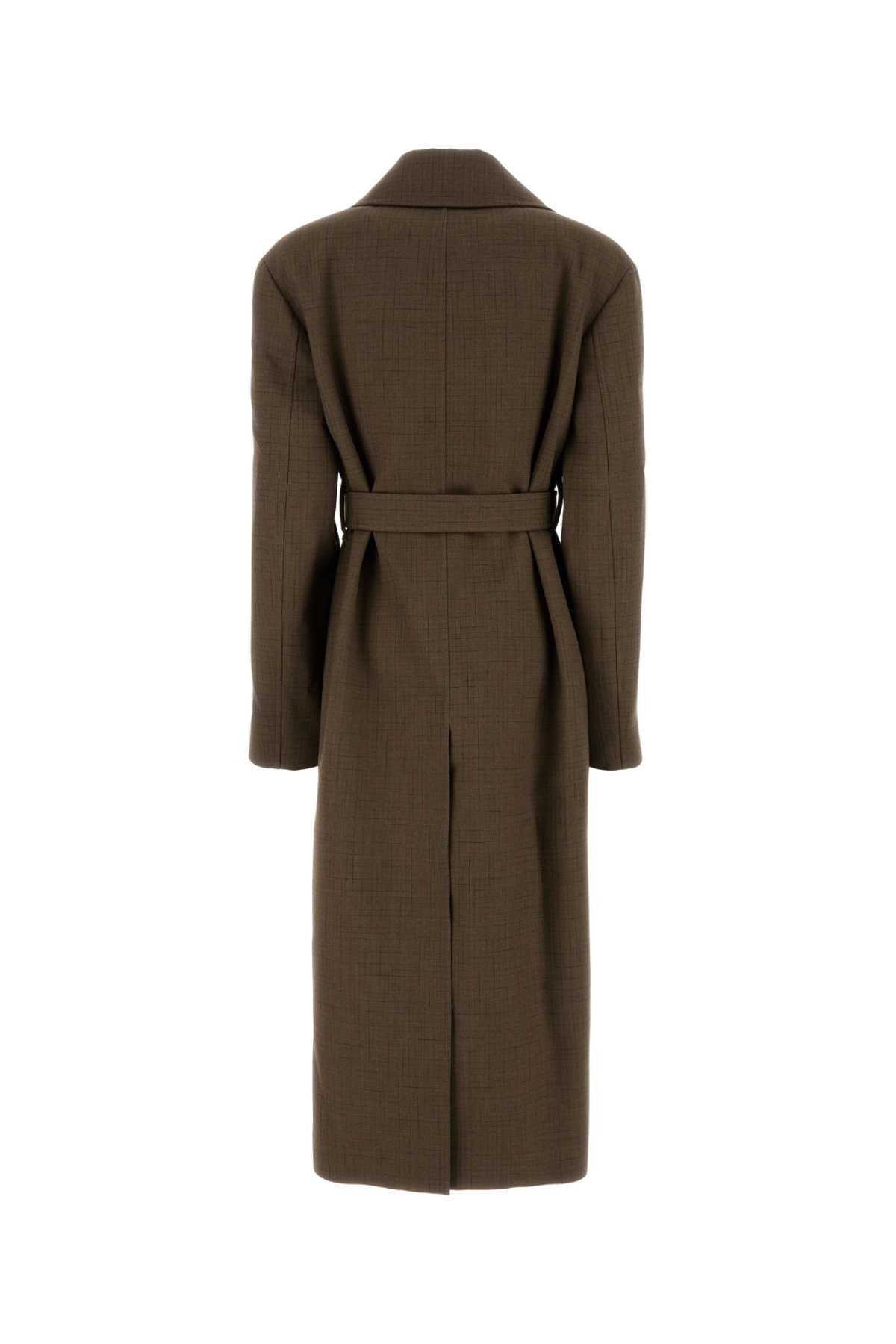 JIL SANDER COAT 54 For Women Exterior: 91% Virgin wool 4% Cotton 4% Viscose 1% Nylon Lining: 100% Viscose