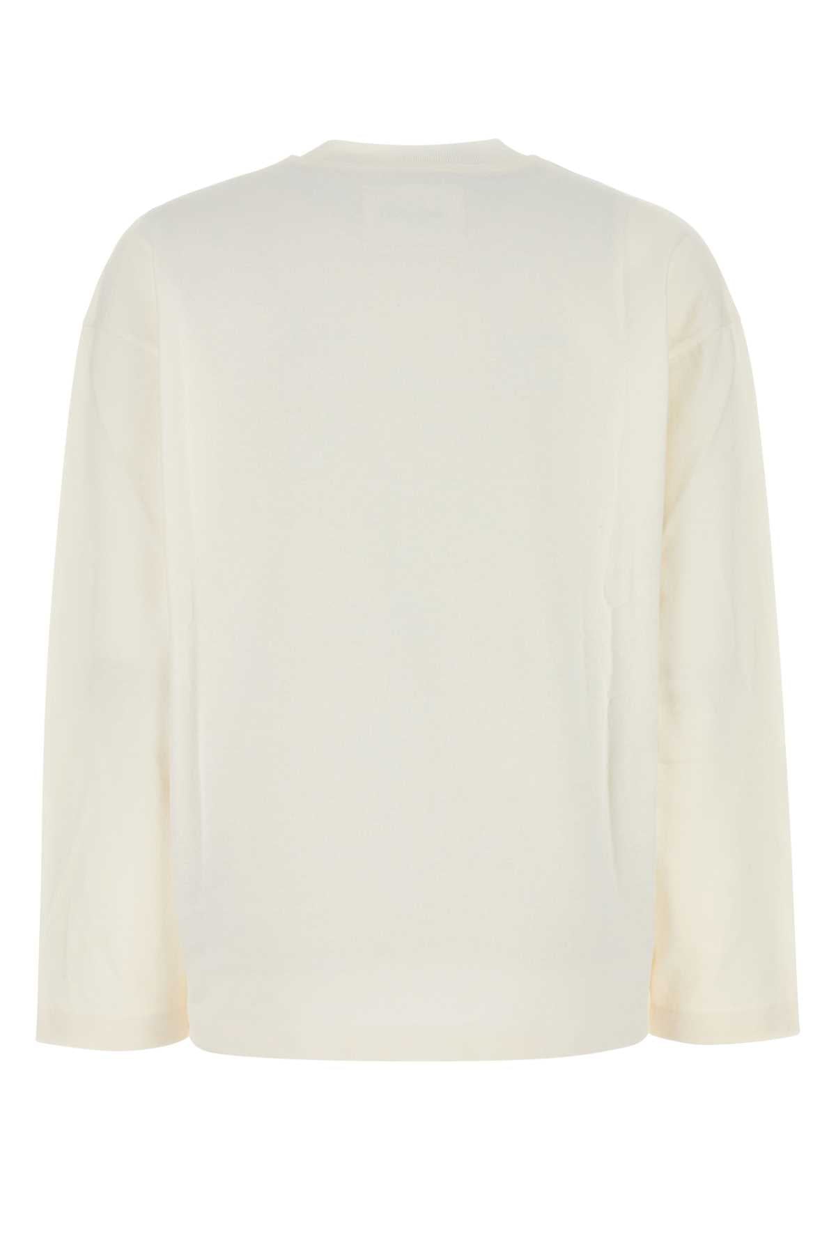JIL SANDER T-SHIRT CN LS OS For Women Tessuto Primario: 100% Cotone