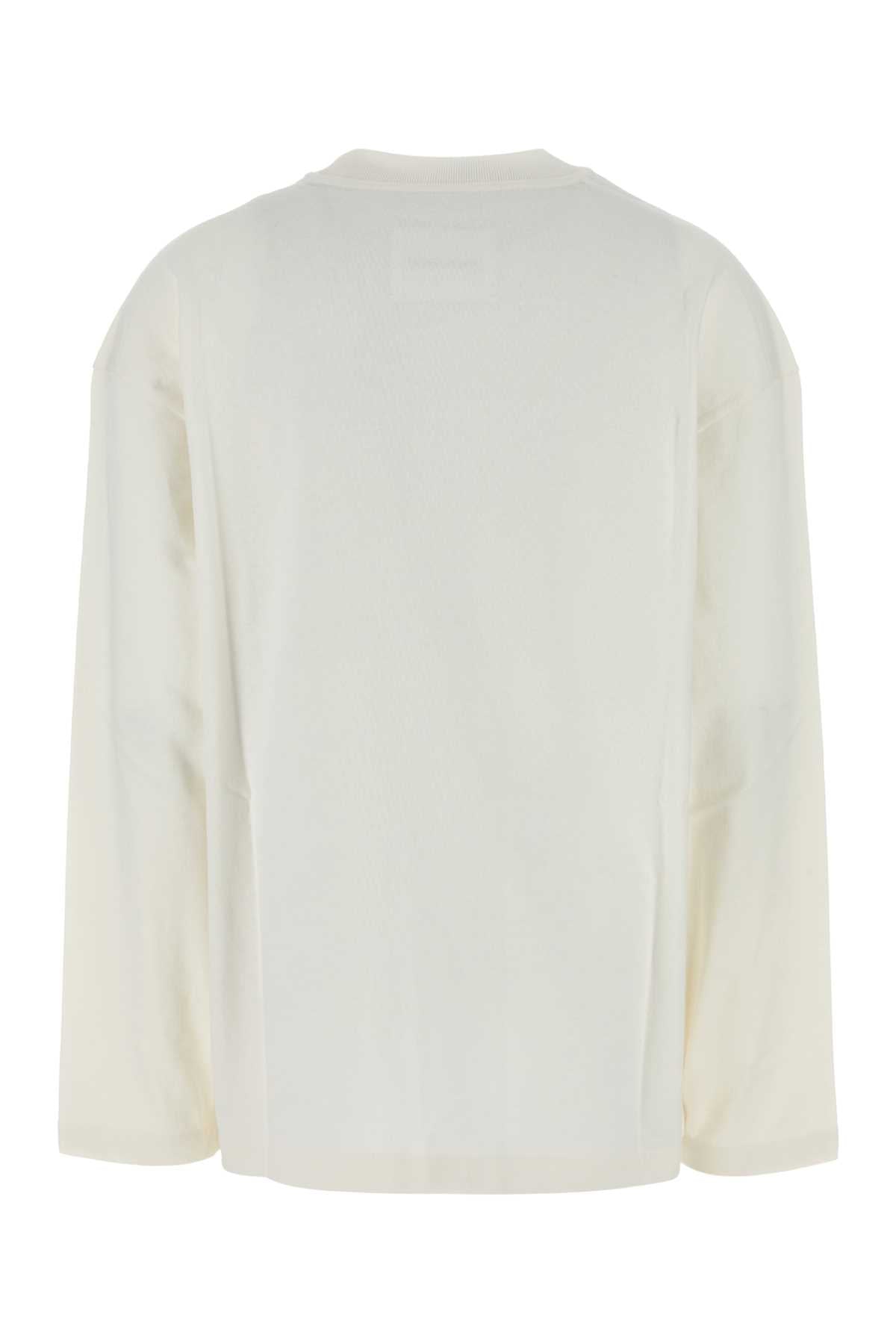 JIL SANDER T-SHIRT CN LS OS For Women Tessuto Primario: 100% Cotone