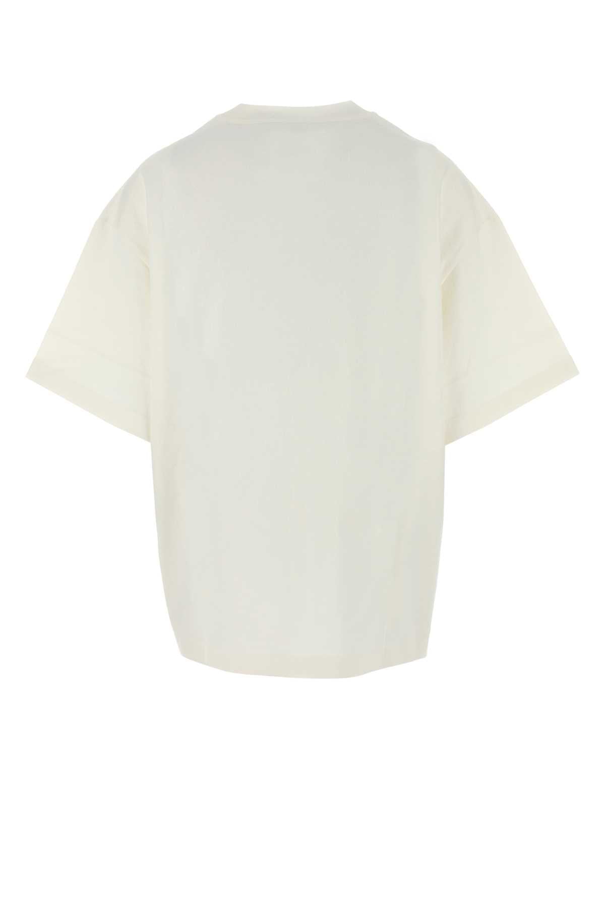 JIL SANDER T-SHIRT CN SS For Women Tessuto Primario: 100% Cotone