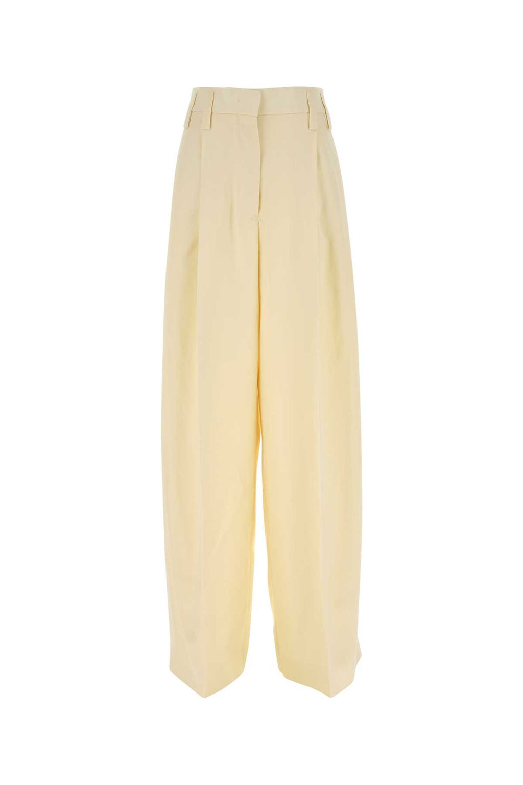 JIL SANDER TROUSER 100 AW 36 For Women Exterior: 58% Viscose 42% Silk