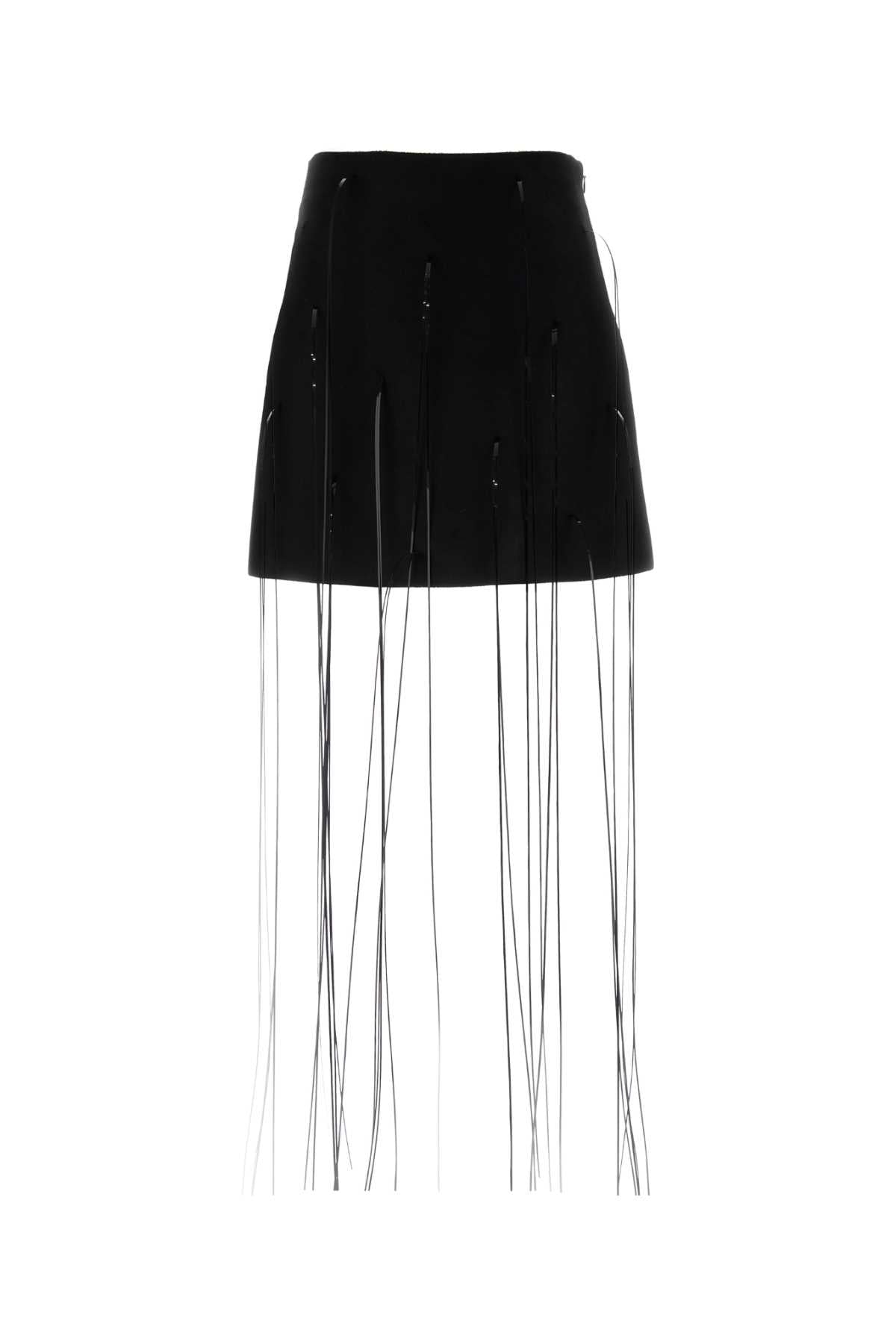 JIL SANDER SKIRT W/LONG SEQUIN EMB For Women Tessuto Primario: 70% Viscosa 22% Poliammide 7% Poliestere 1% Elastan