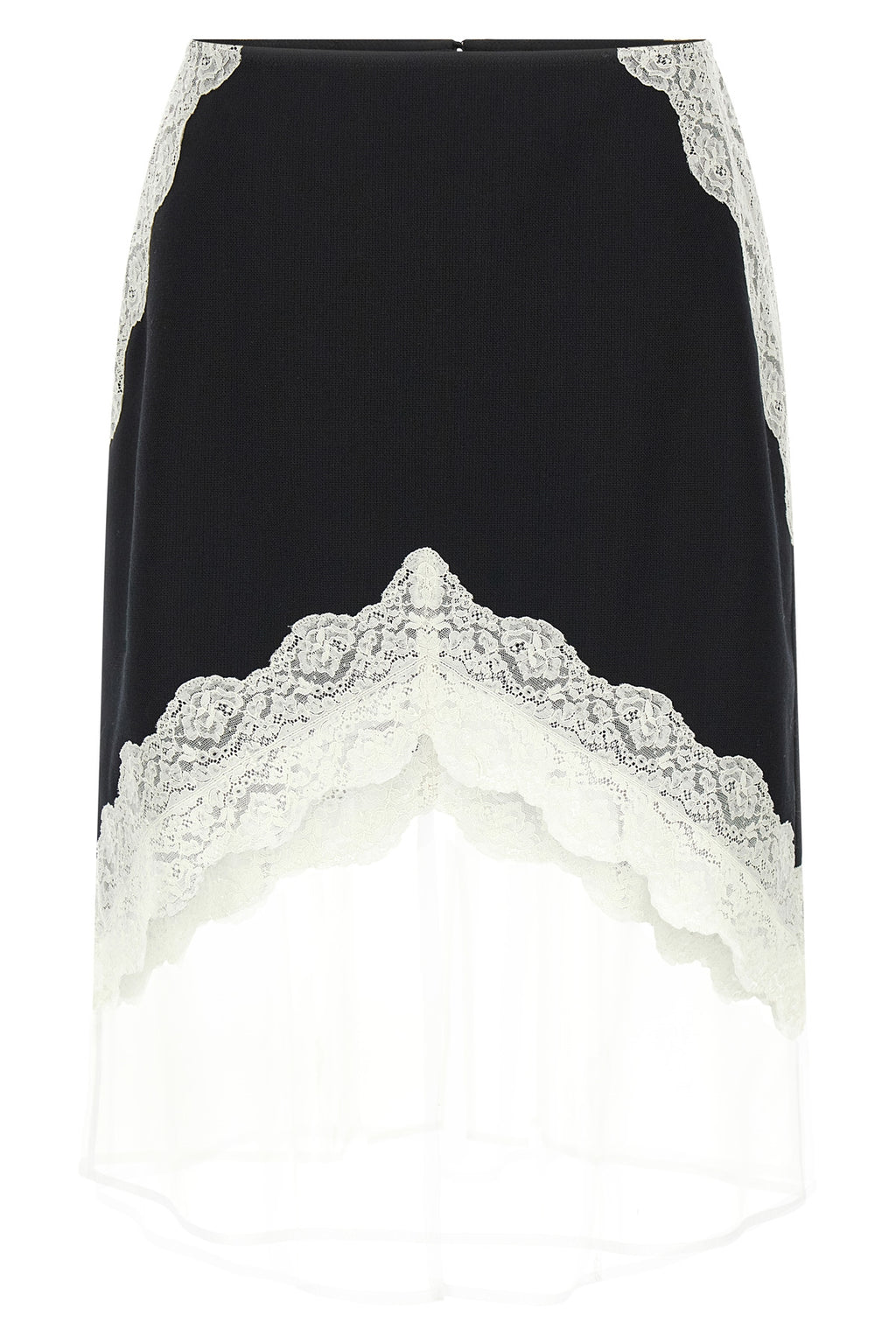 JIL SANDER Organza lace wool skirt For Women 100% polyester