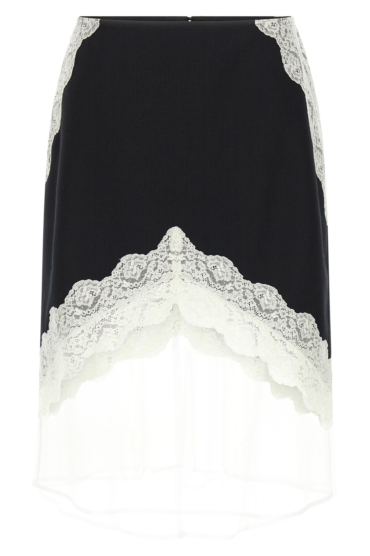 JIL SANDER Organza lace wool skirt For Women 100% polyester