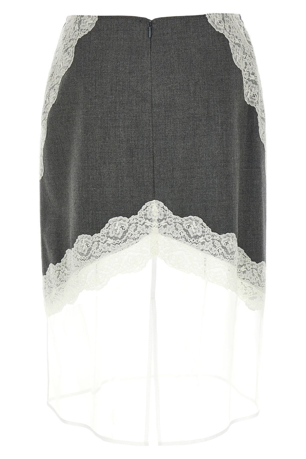 JIL SANDER Organza lace wool skirt For Women 100% polyester
