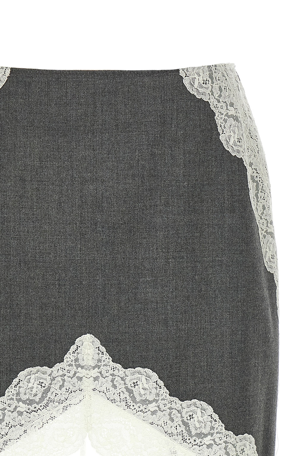 JIL SANDER Organza lace wool skirt For Women 100% polyester