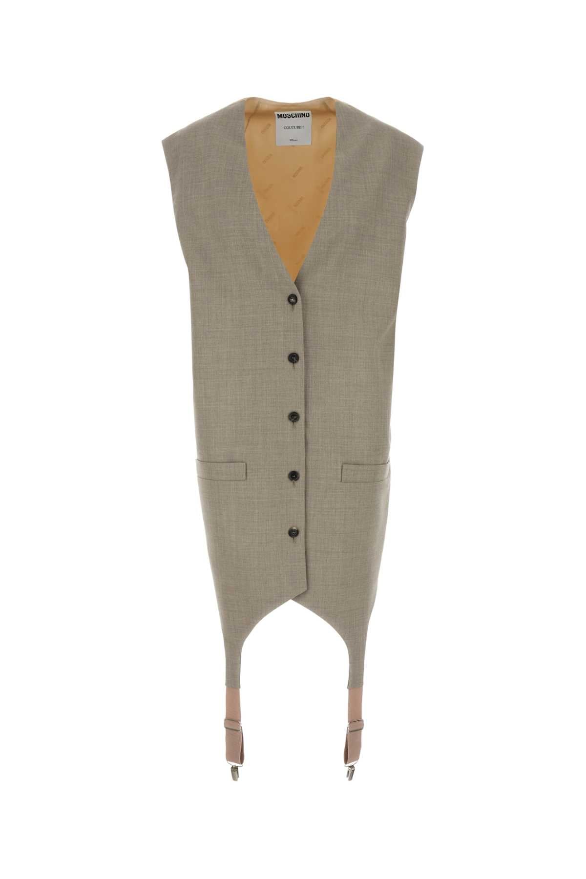 MOSCHINO TELA DI LANA TINTO IN FILO For Women Exterior: 100% Virgin wool 100% Viscose Lining: 100% Viscose