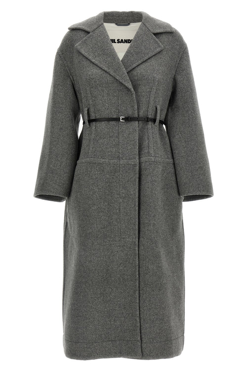 JIL SANDER '02' coat For Women 100% virgin wool