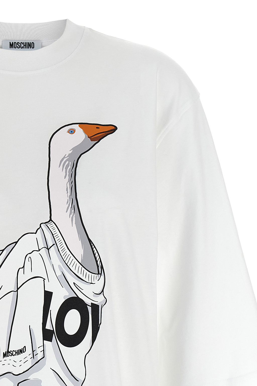 MOSCHINO Front print t-shirt For Women 100% cotton