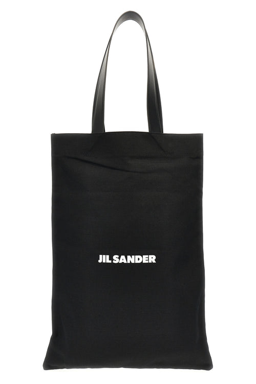JIL SANDER 'Flat Shopper' large shopping bag For Women 70% cotton, 30% linen