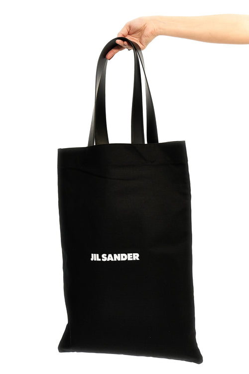 JIL SANDER 'Flat Shopper' large shopping bag For Women 70% cotton, 30% linen