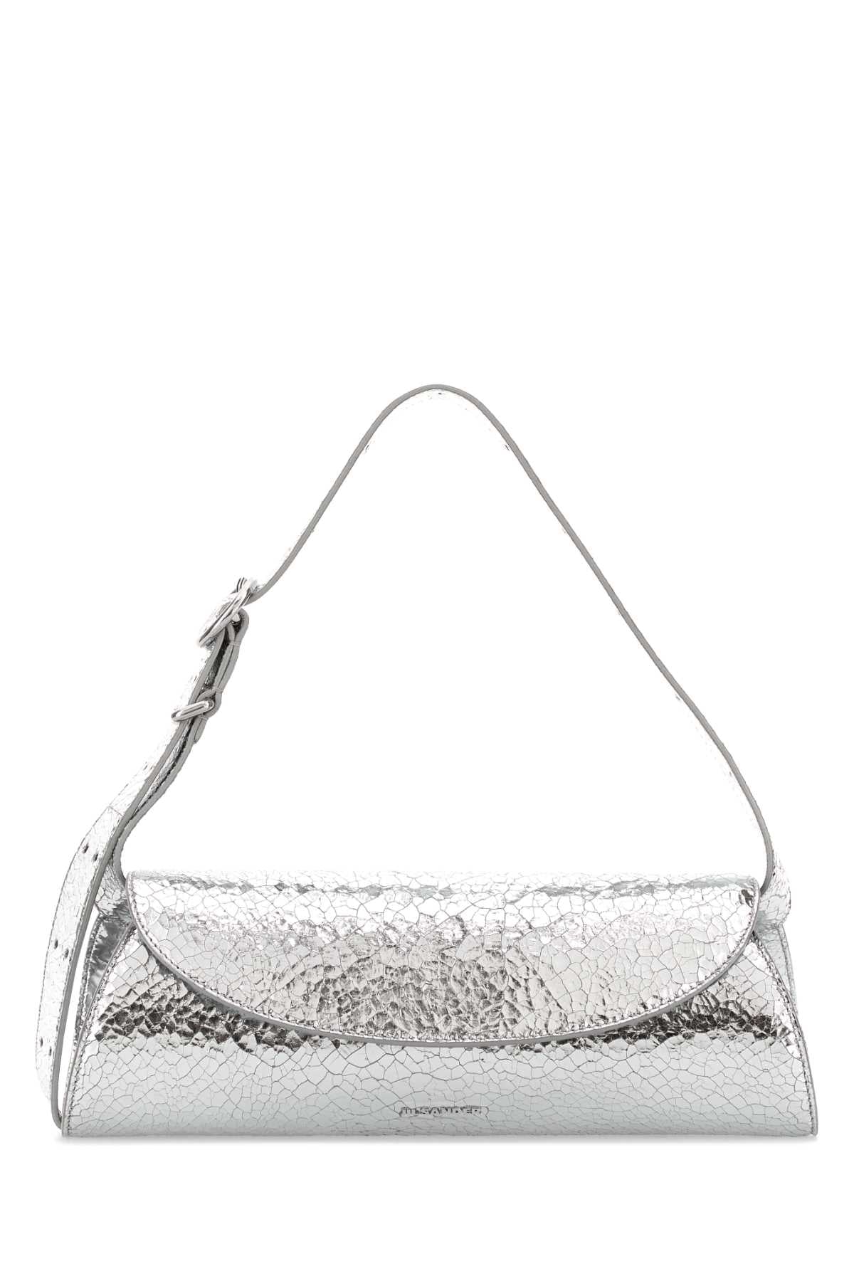 JIL SANDER CANNOLO SM For Women Exterior: 100% Leather Lining: 100% Leather Finishing: Silver metal
