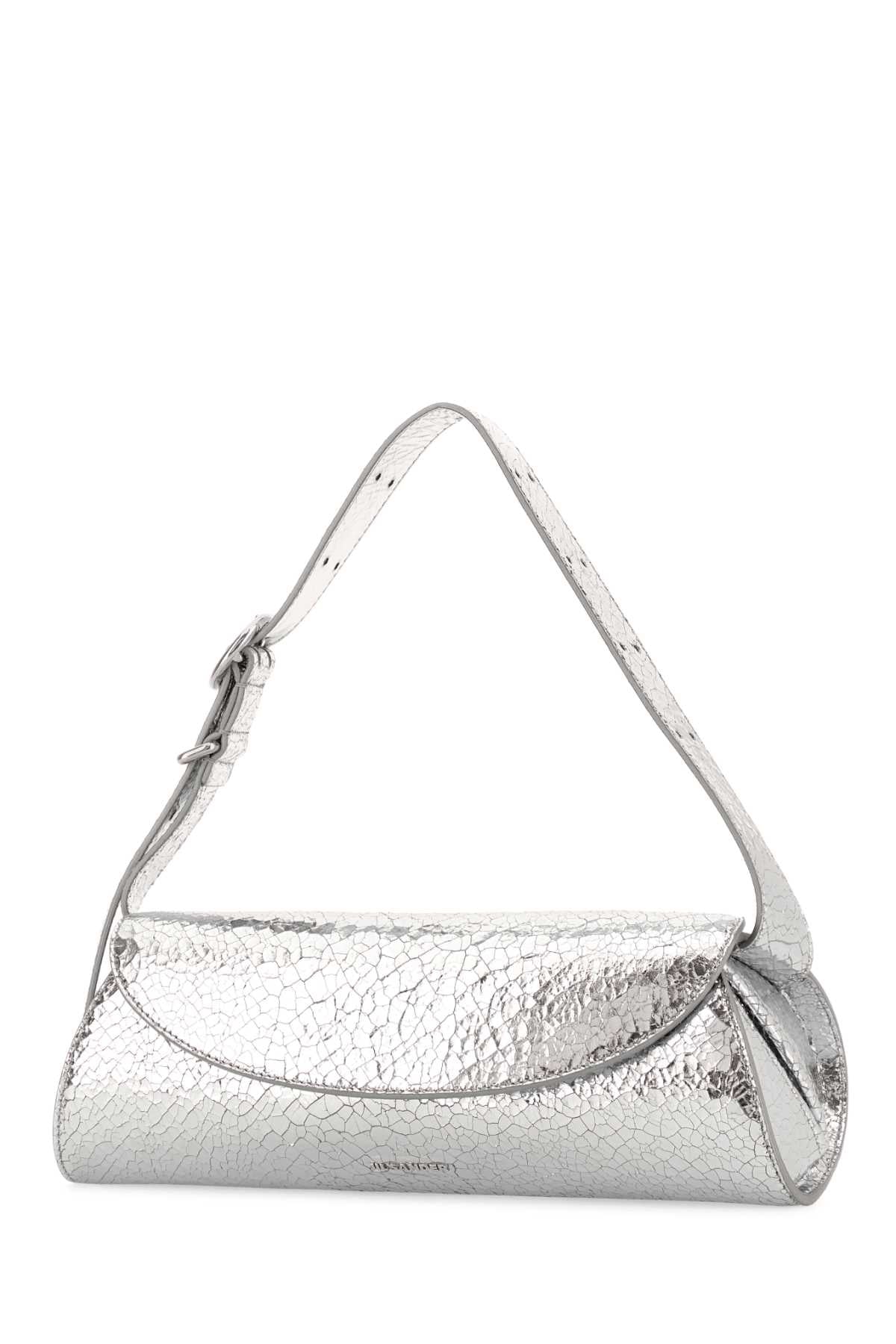 JIL SANDER CANNOLO SM For Women Exterior: 100% Leather Lining: 100% Leather Finishing: Silver metal
