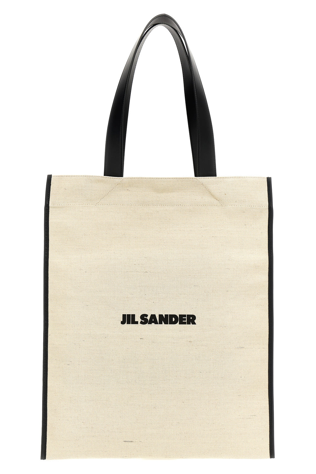 JIL SANDER Medium 'Flat' shopping bag For Women 61% jute 39% cotton