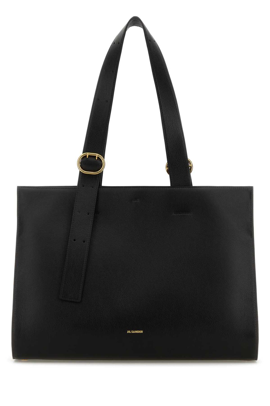 JIL SANDER CANNOLO SHOPPING EW For Women Exterior: 100% Leather Lining: 100% Fabric Finishing: Golden metal