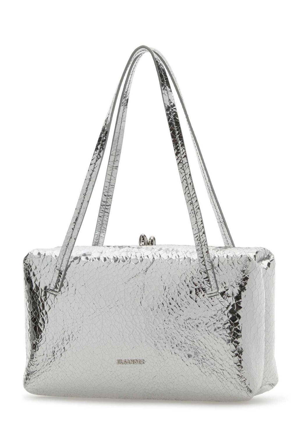 JIL SANDER GOJI PILLOW HANDLE SM For Women Exterior: 100% Nappa leather Lining: 100% Leather Finishing: Silver metal