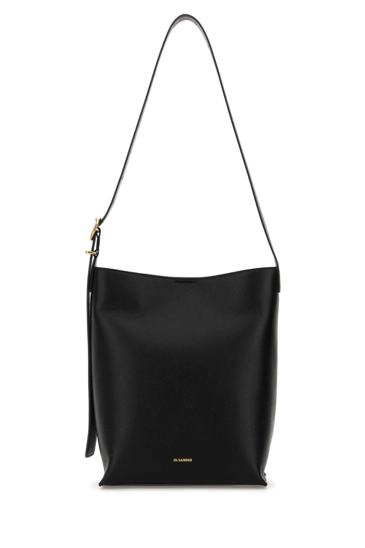 JIL SANDER CANNOLO TOTE For Women Exterior: 100% Calf Lining: 100% Fabric Finishing: Golden metal