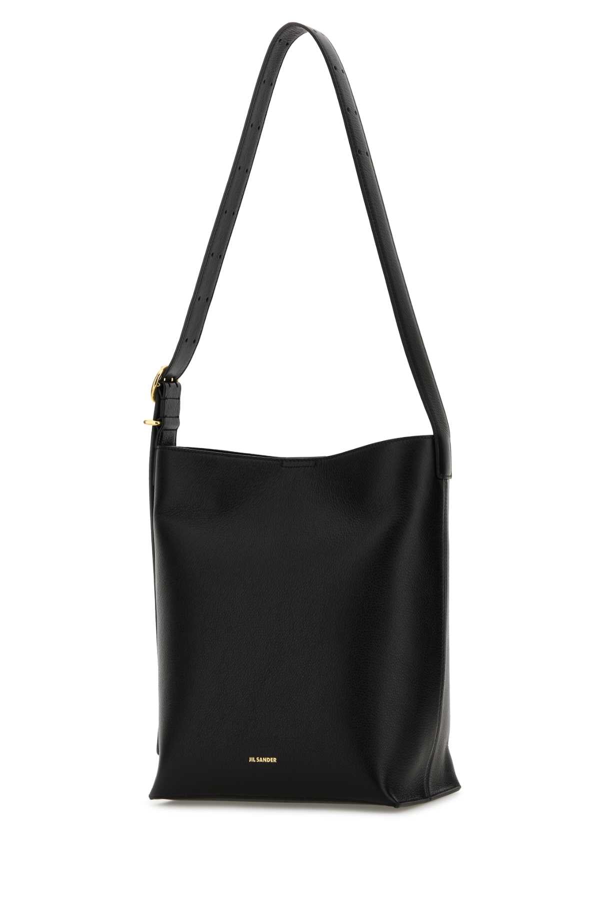 JIL SANDER CANNOLO TOTE For Women Exterior: 100% Calf Lining: 100% Fabric Finishing: Golden metal