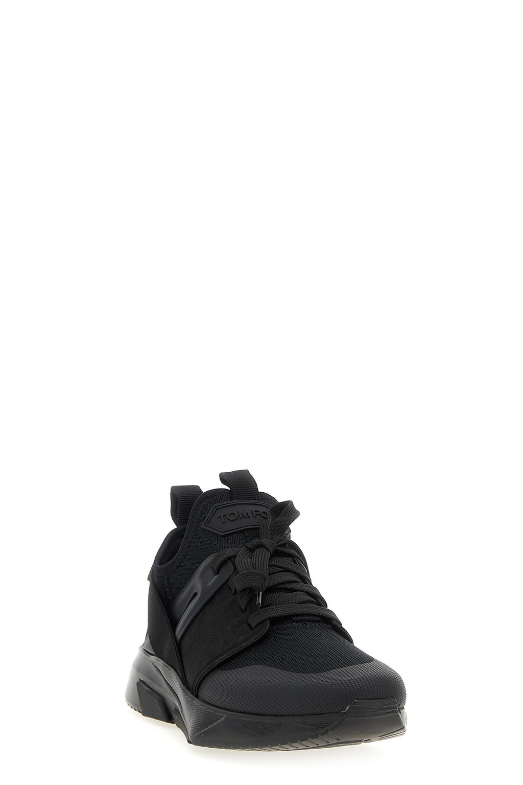 TOM FORD Logo techno sneakers For Men 25% polyethylene 15% viscose 10% cotton 15% leather 35% polyamide