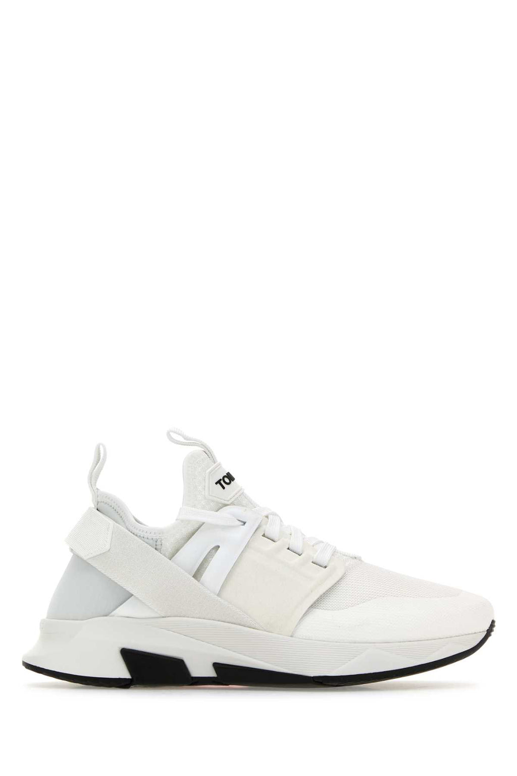 TOM FORD SNEAKERS For Men Upper: 25%Polyester - 15%Viscose - 10%Cotton - 15%Calf Leather - 35%Polyamide / Lining: 60%SHEEP LEATHER - 36%Polyester - 4%SPANDEX / Sole: 100%Rubber