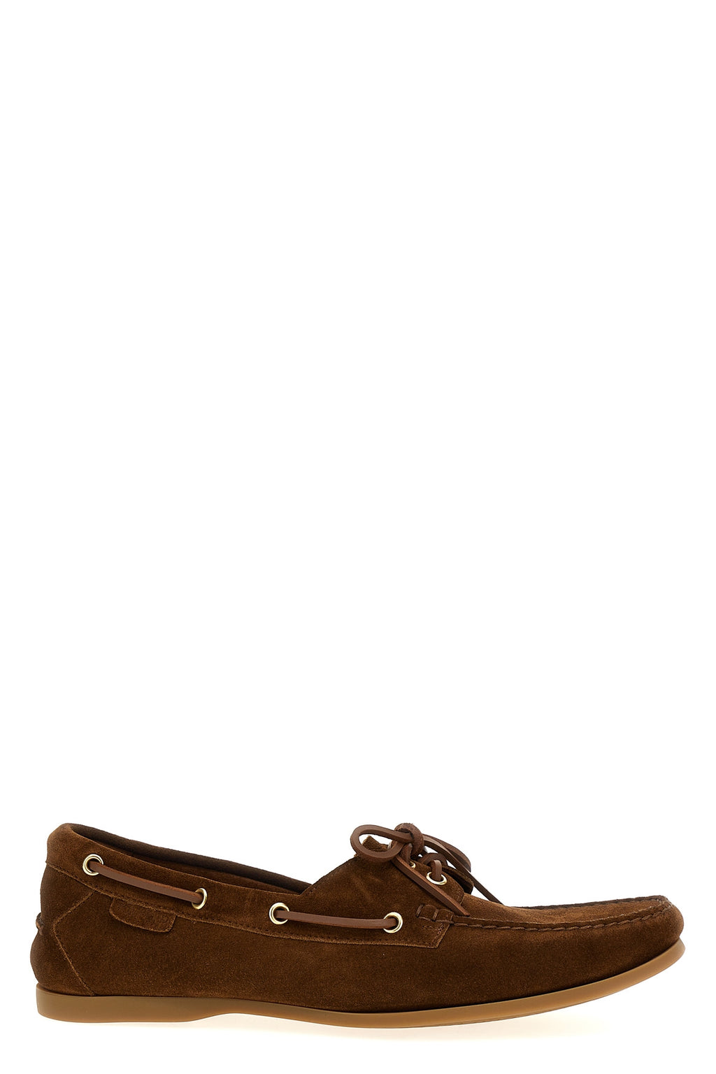 TOM FORD 'Robin' boat shoe For Men 95% calfskin leather 5% brass