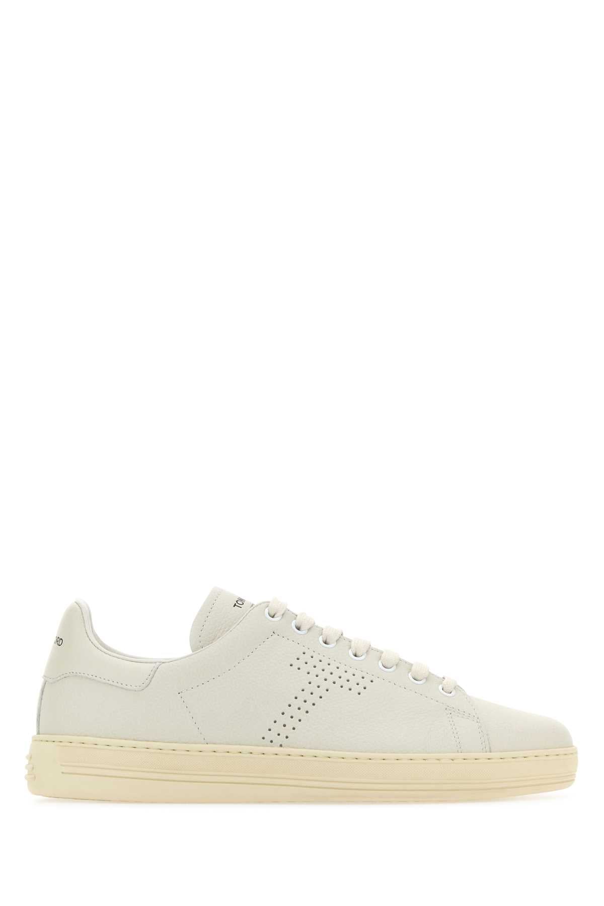 TOM FORD SNEAKERS For Men Exterior: 100% Leather Interior: 100% Leather 100% Fabric Sole: Rubber