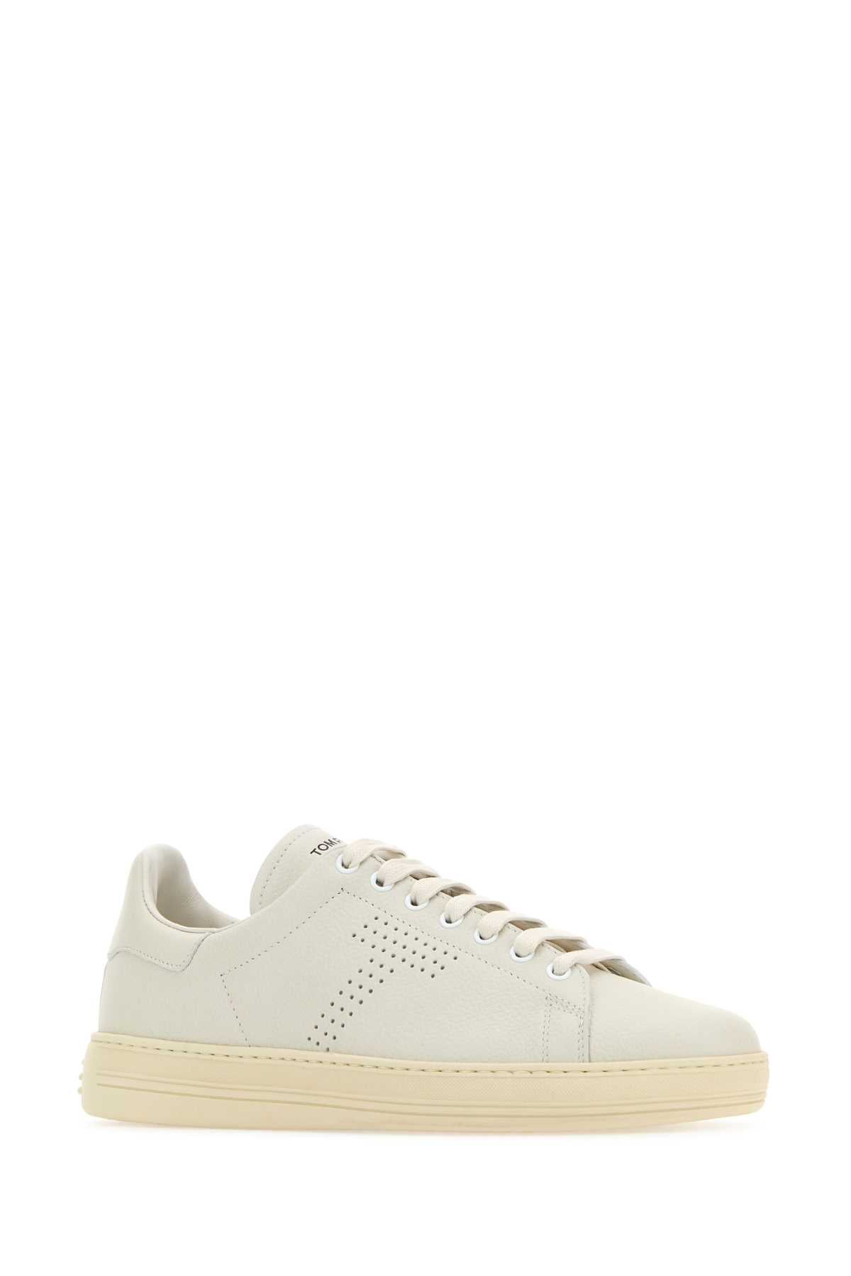 TOM FORD SNEAKERS For Men Exterior: 100% Leather Interior: 100% Leather 100% Fabric Sole: Rubber