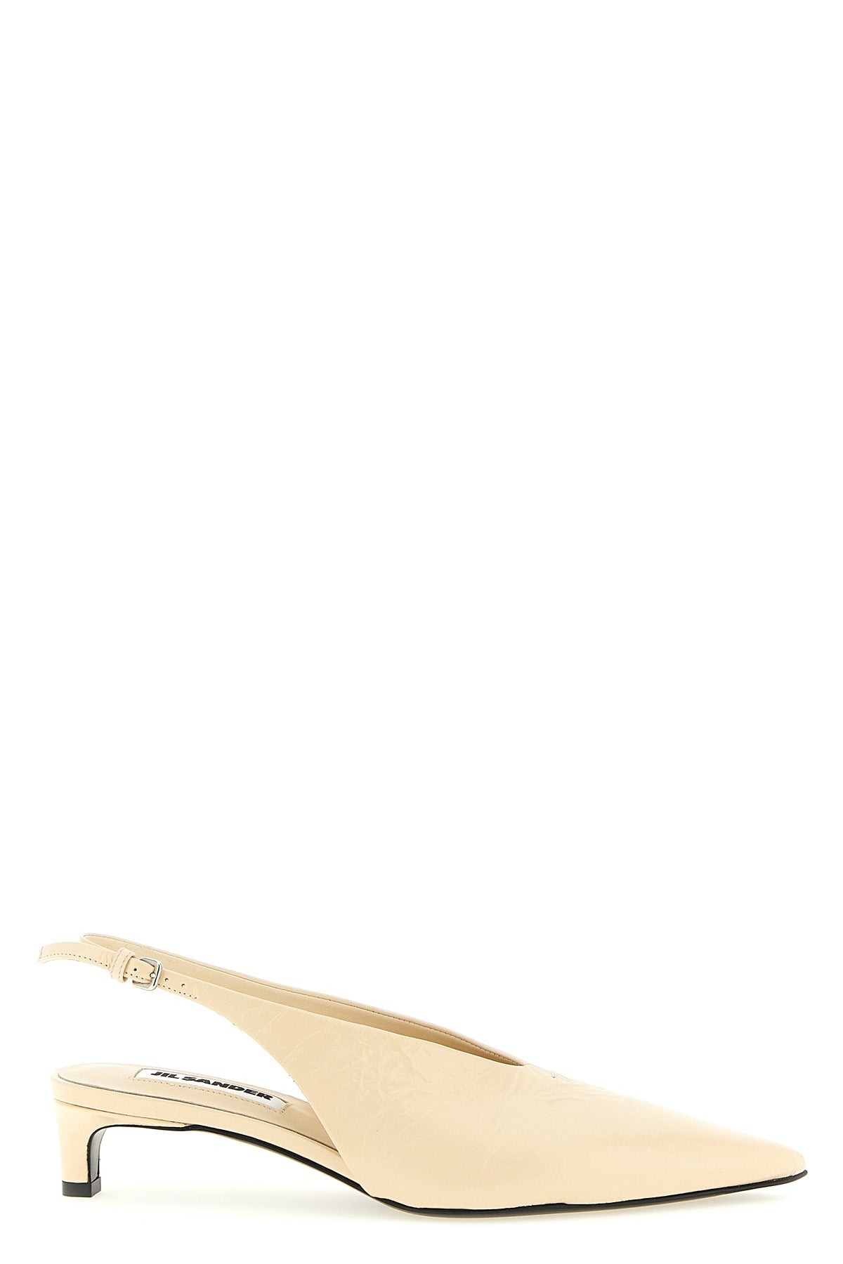 JIL SANDER Leather slingback For Women 100% calfskin leather (Bos Taurus)