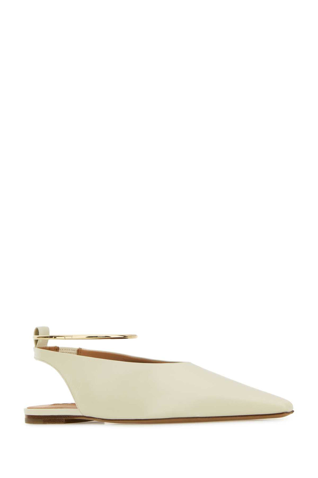 JIL SANDER SLING BACK For Women Exterior: 100% Ovine leather Interior: 100% Leather Sole: Leather