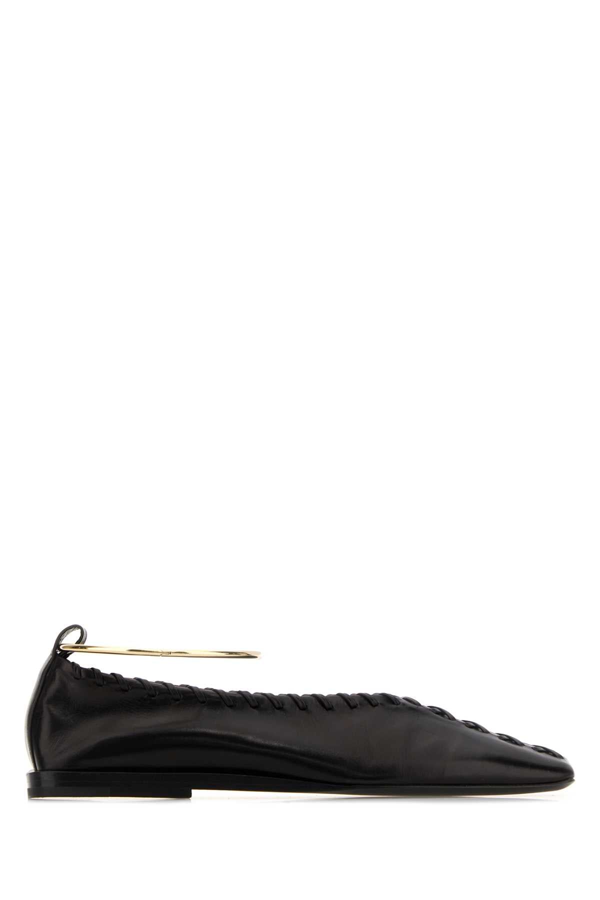 JIL SANDER BALLERINA For Women Exterior: 100% Ovine leather Interior: 100% Leather Sole: Leather