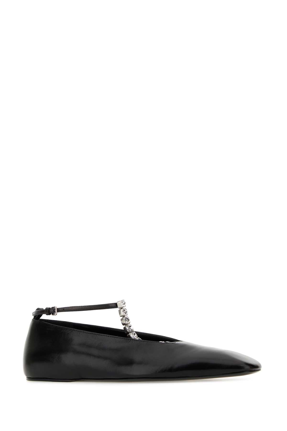 JIL SANDER BALLERINA For Women Exterior: 100% Ovine leather Interior: 100% Leather Sole: Leather