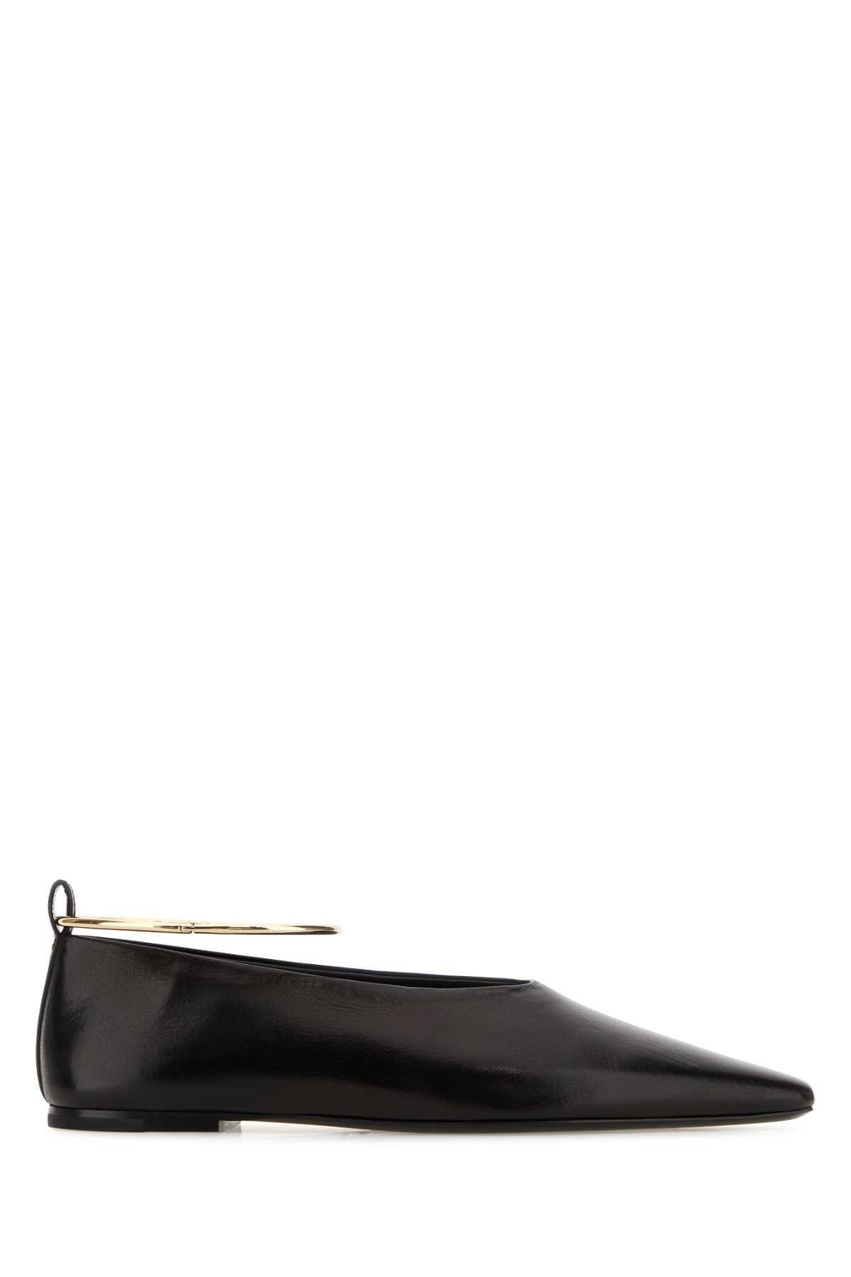 JIL SANDER BALLERINA For Women Exterior: 100% Ovine leather Interior: 100% Leather Sole: Leather