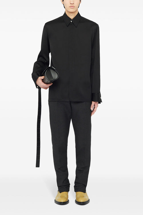 JIL SANDER '121' shirt For Men 83% viscose, 17% silk