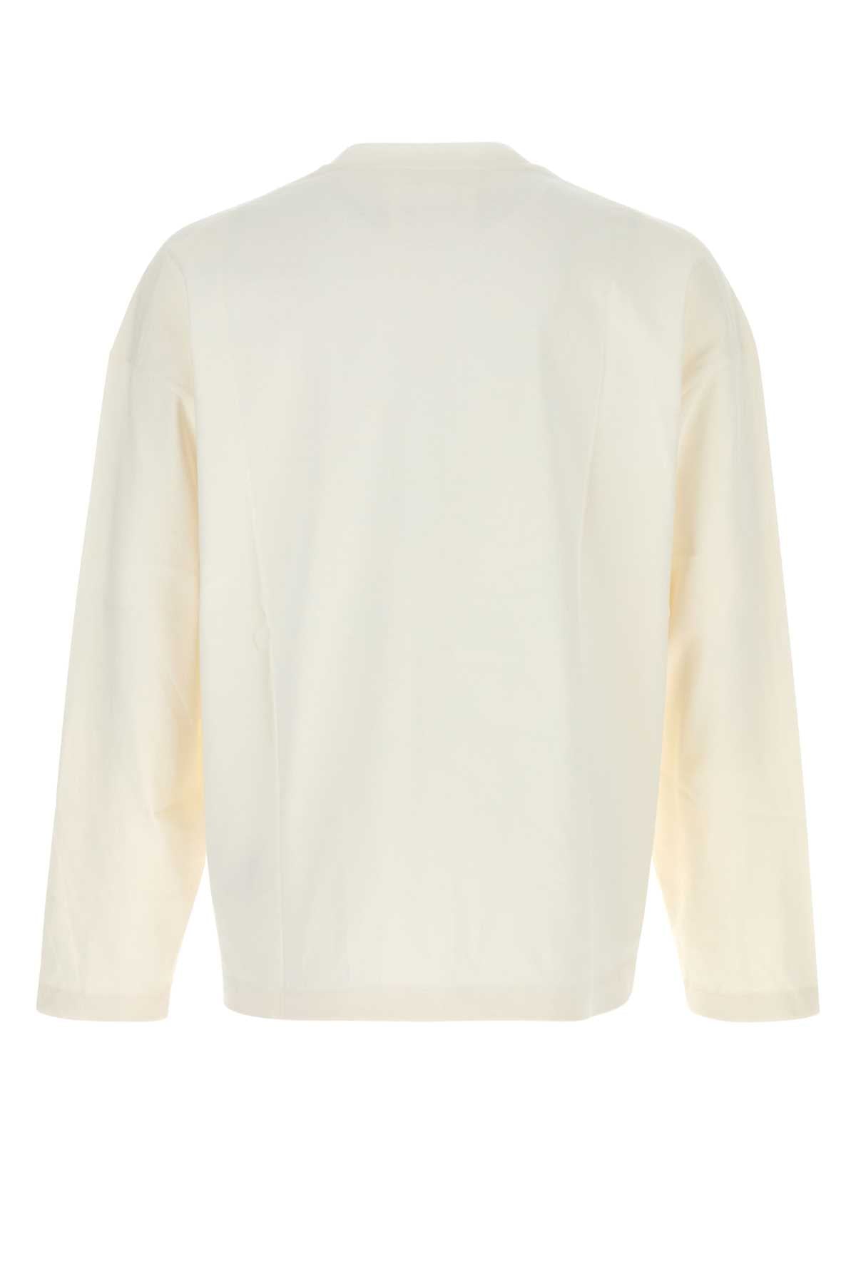 JIL SANDER T-SHIRT CN LS For Men Tessuto Primario: 100% Cotone