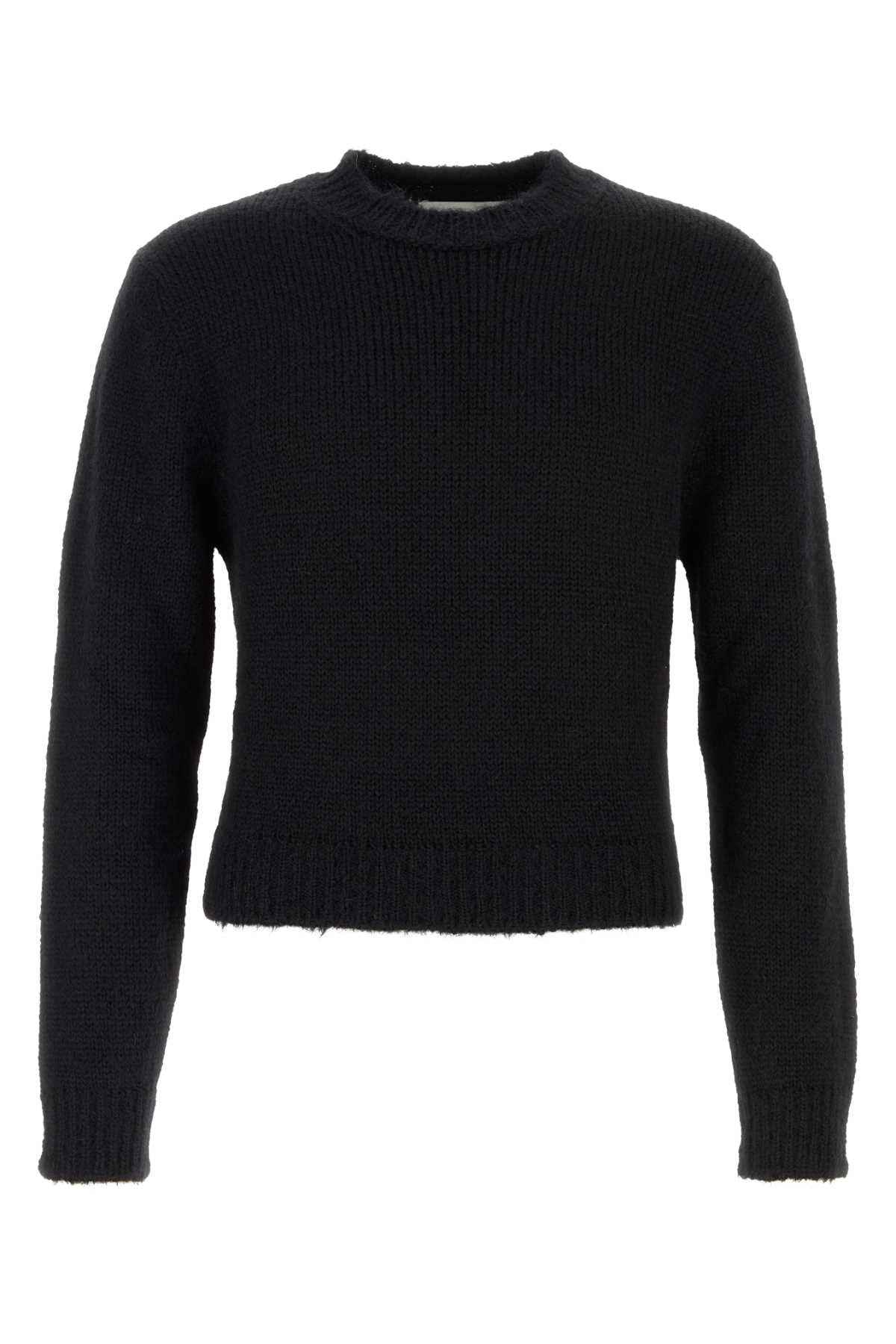 JIL SANDER LS CN JUMPER W/ FEATHER EMB For Men Tessuto Primario: 81% Alpaca 16% Lana Vergine 3% Poliammide