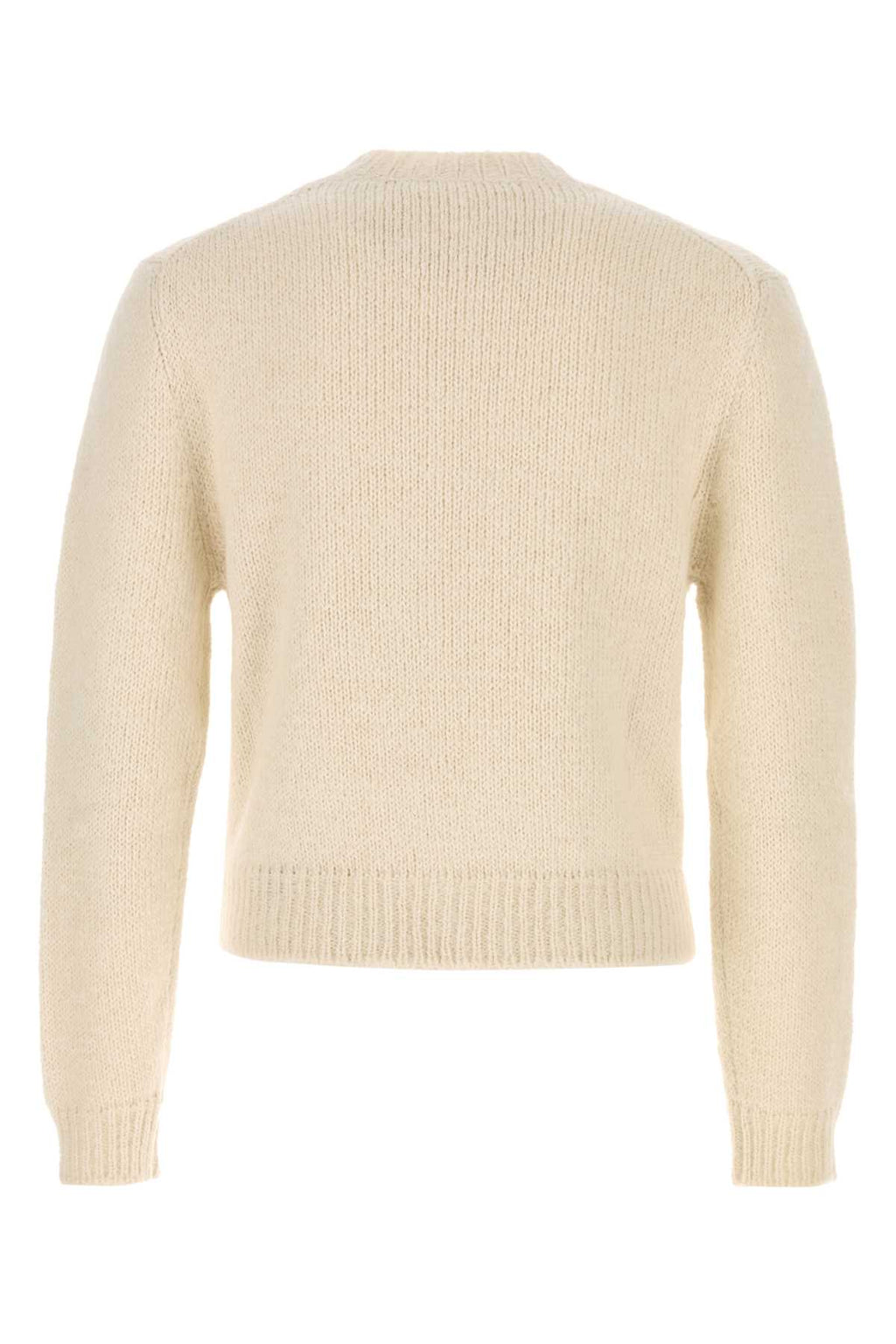 JIL SANDER LS CN JUMPER W/ FEATHER EMB For Men Tessuto Primario: 81% Alpaca 16% Lana Vergine 3% Poliammide