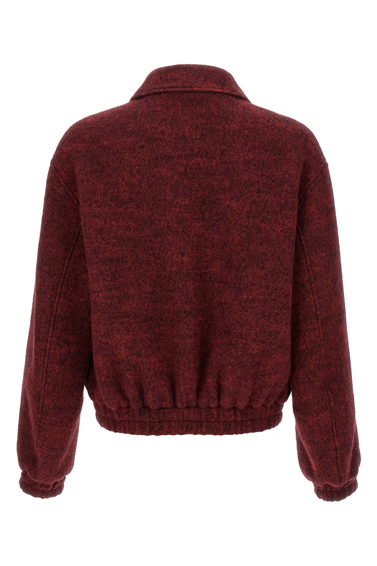 JIL SANDER Mélange wool bomber jacket For Men 85% wool, 15% polyamide