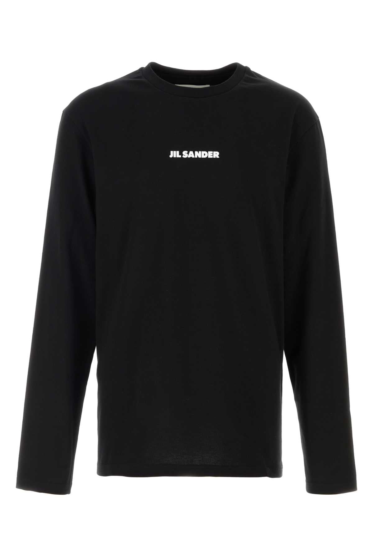 JIL SANDER LOGO T-SHIRT CN LS For Men Exterior: 100% Cotton