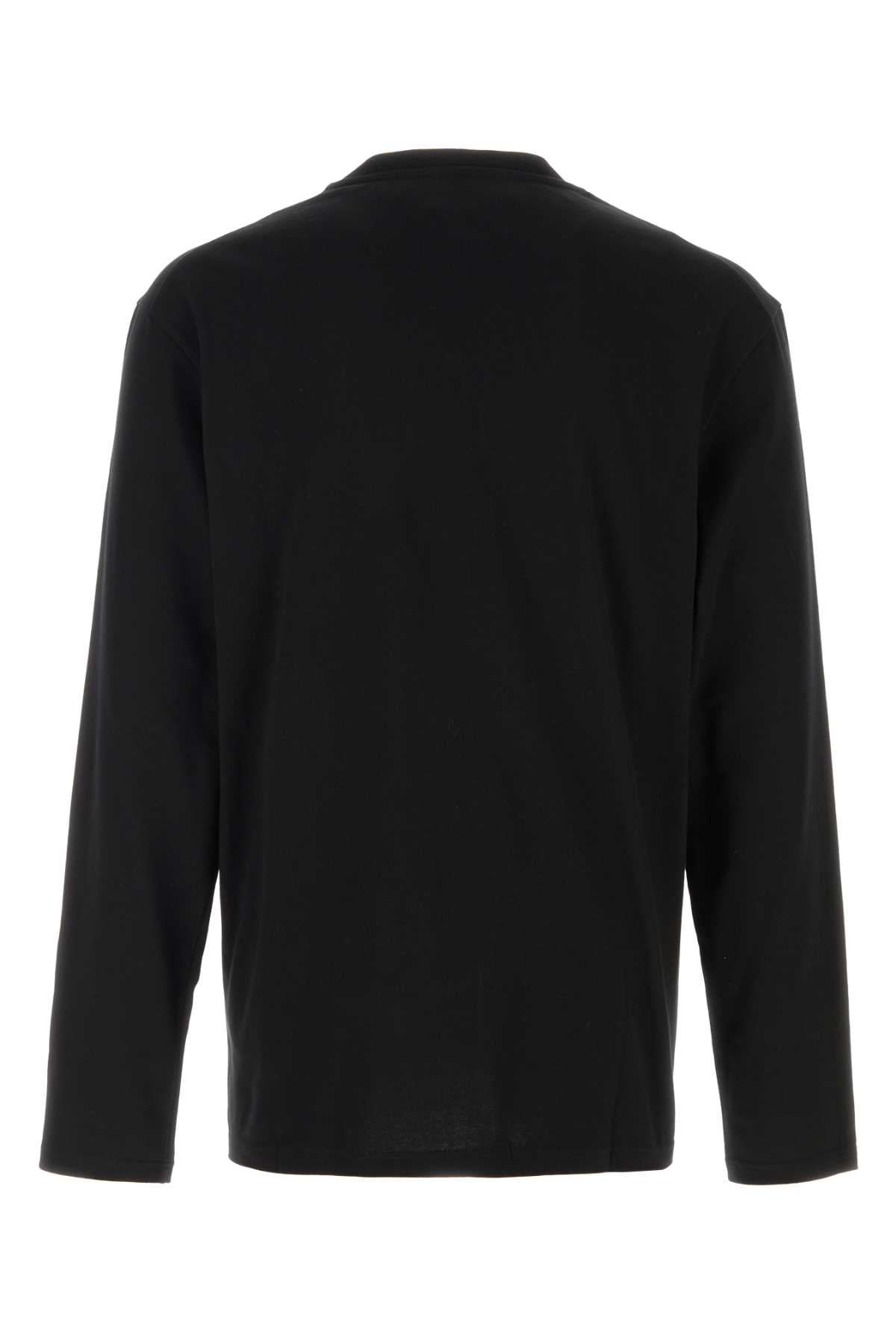 JIL SANDER LOGO T-SHIRT CN LS For Men Exterior: 100% Cotton